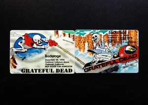 Grateful Dead Backstage Pass Puzzle Snowmobile Oakland CA 1990 12/27/90 12/28/90 - Picture 1 of 12
