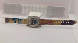 Orologio Swatch Rossetto Edizione Speciale Quarzo Design Arte Astratta - Foto 1 di 12