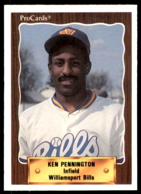 1990 ProCards Ken Pennington Williamsport Bills # - Image 1 of 2