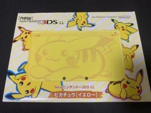 Console NINTENDO 3DS LL Pikachu Giallo Pokemon Edizione Limitata con scatola Giappone  - Foto 1 di 5