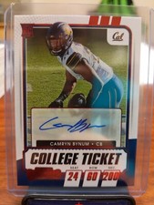 🔥2021 Camryn Bynum Panini Contenders Draft Picks RED FOIL College Ticket Auto