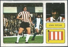 FKS 1973/74 WONDERFUL WORLD OF SOCCER STARS-#244-STOKE CITY-JOHN RITCHIE