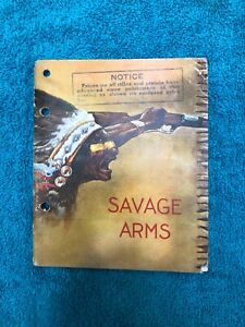 Vintage 1916 Savage arms catalog catalog #60 with price list rifles shotguns