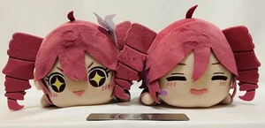 Kasane Teto Big Plush Doll Nesoberi Set of 2 Kutenko Vtuber stuffed Prize JAPAN - Picture 1 of 6