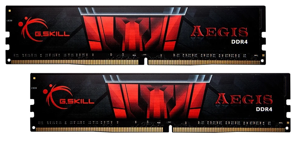 16GB G.Skill DDR4 Aegis 3000MHz PC4-24000 CL16 Dual Channel Memory Kit (2x8GB) - Image 1 of 4