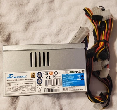 Seasonic ATX SS-400ES Active PFC F3 400W Power Supply - Image 1 of 4