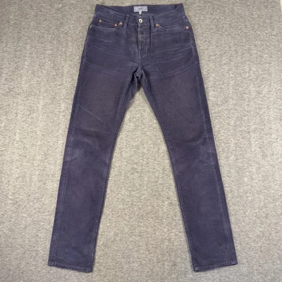 Jack Spade Bleecker Street Corduroy Pants Mens 28 Blue 5-Pocket Slim Straight - Image 1 of 4