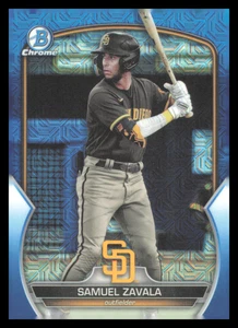 Samuel Zavala 2023 Bowman Chrome Prospects #BCP-241 Blue Mojo /150 San Diego - Picture 1 of 3