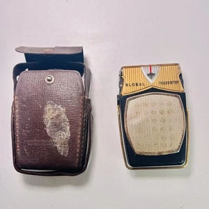 Radio d'epoca a transistor Global GR-711 con custodia - Made in Japan - funziona benissimo! - Foto 1 di 5