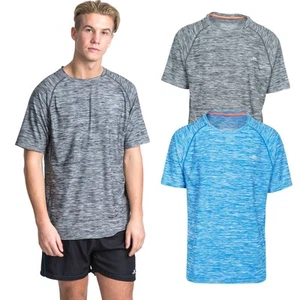 Trespass Mens T-Shirt Short Sleeve Active Gym Top Male Workout Tee Gaffney - Picture 1 of 23