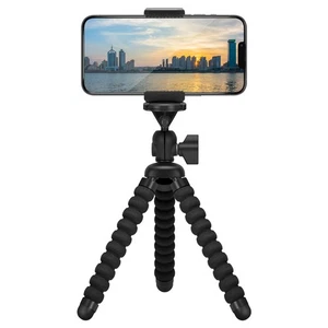 Mini Cell Phone Flexible Tripod Holder, Adjustable Mobile Phone Mount, Univer... - Picture 1 of 7
