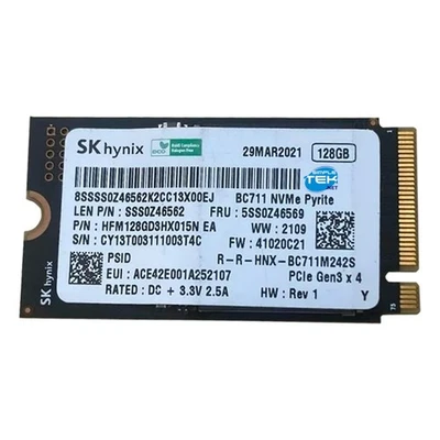 SK hynix BC711 SSD M.2 2242 128GB Pcie Nvme 5SS0V26436 SSS0L24811 - Image 1 of 4