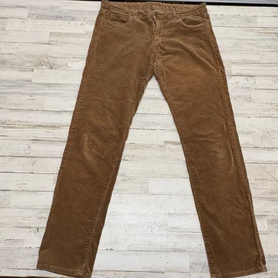 Pantalones de mezclilla Kut From The Kloth marrón suave pana para mujer talla 12 Foto 1 de 4