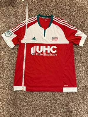 adidas New England Revolution MLS Diego Fagundez #14 Jersey Size XL Great Cond. - Image 1 of 4