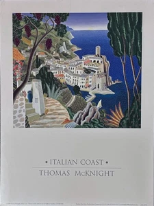 Thomas McKnight • 'Italian Coast' Print - New!! - Picture 1 of 1
