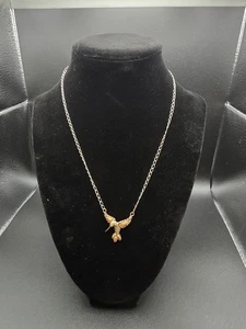 Collar Colibrí Oro Esterlina Black Hills Hojas 12K CCO 16" 4.81g - Imagen 1 de 16