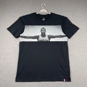 Air Jordan Shirt Mens Large Black Michael Jordan Wings Tee Athletic Outstretch - Picture 1 of 9