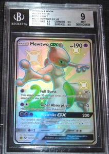 Pokémon Hidden Fates 2019 Mewtwo GX SV59 BGS 9,5/8,5/9,5/9,5 (mejor que PSA) - Imagen 1 de 1