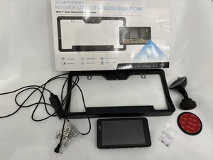 Rear View Backup Camera - Type S BT56208 5" Solar Wireless with Monitor - Picture 1 of 8