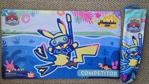 2024 Pokemon World Championships Competitor Playmat Hawaii Honolulu Worlds - Picture 1 of 1
