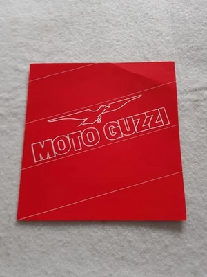 MOTO GUZZI RANGE Motorcycle Sales Brochure DEC 1984 850T5 V65SP++ ITALIAN TEXT - Image 1 of 3