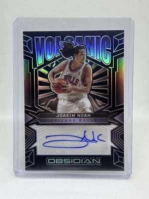 Joakim Noah 2024-25 Panini Obsidian Volcanic Auto/149 #VS-JNC Foto 1 de 4