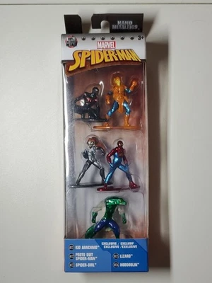Nuevo Jada Nano Metalfigs Spider-Man Paquete de 5 Marvel - Paquete Un Proto Traje Spider Man Foto 1 de 4