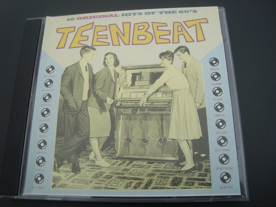Various  CD Album: Teenbeat - 16 Original Hits Of The 60's -Compilation 1989 - Bild 1 von 3