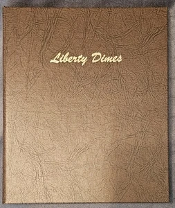 Álbum de monedas Dansco #7121 Liberty Head Barber Dimes 1892-1916 - Imagen 1 de 1