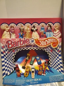 1993 Mcdonalds Happy Meal Barbie oder Hot Wheels Store Display KOMPLETT - Bild 1 von 5