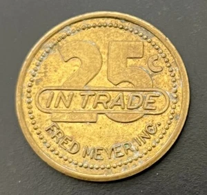 Portland Oregon Fred Meyer Inc. Gut für 25 Cent in Handelsmedaille OR GF  - Bild 1 von 2