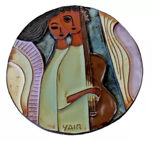 Targa da parete Yair Ceramic Art #14/13 perfetta armonia tra musicisti firmata 93 - Foto 1 di 8