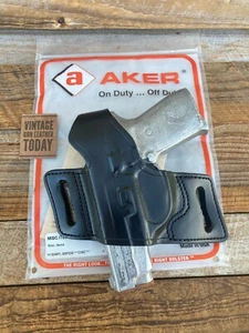 AKER Black Leather White Lightning OWB Holster For Sig Sauer P239 239 LEFT  - Picture 1 of 3