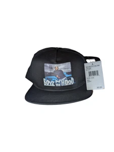 Boyz N The Hood Herren schwarz Einheitsgröße gekreuzte Farben 100 % Baumwolle Druckknopflasche Mütze neu - Bild 1 von 13