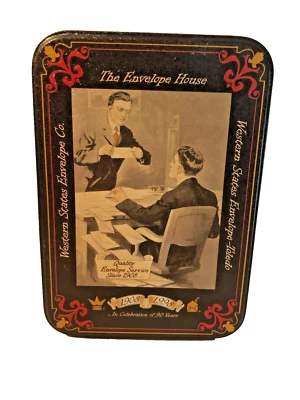Western States Envelope Co. 90th Anniversary Tin Container - Image 1 of 4