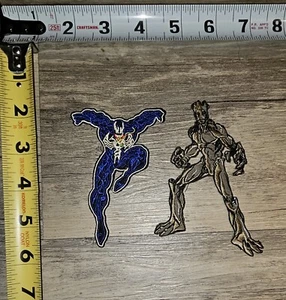 MARVEL COMICS VENOM GUARDIANS OF GALAXY GROOT🔥🔥 EMBROIDERED 2-PATCH SET🔥🔥🔥 - Picture 1 of 1