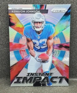 2018 Panini Prizm Instant Impact Kerryon Johnson Detroit Lions II-17 - Picture 1 of 2