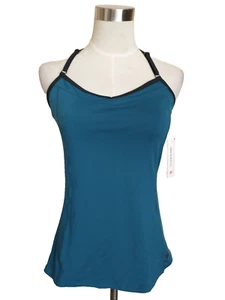 New Balance Women's Size M Top Fitted Teal Green Dream Tank with B Dry Wicking - Picture 1 of 8