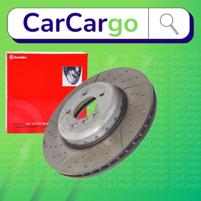 Brembo Vented Front Brake Discs Pair BMW 1 Series 118d xDrive 2013-2019 370 mm - Image 1 of 4