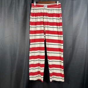 Lazy One Pajama Pants Unisex Large Red Striped Holiday Christmas Comfy Cozy - Picture 1 of 6