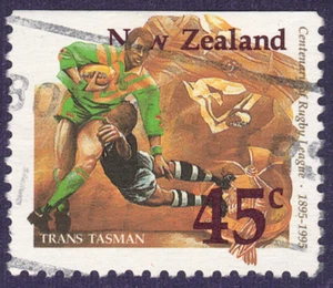 1995 New Zealand SC# 1282 - Rugby League, Cent. - Used - Picture 1 of 2