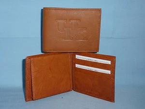 KENTUCKY WILDCATS Leather BiFold Wallet NEW brown (nw) - Picture 1 of 5