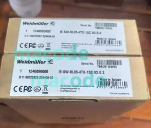 1PC NEW WEIDMULLER IE-SW-BL05-4TX-1SC1240890000 Free shipping #YY0 - Picture 1 of 2