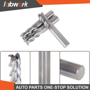 Labwork 3Pc 1/2" Alu-Power 3 Flute Carbide End Mill for Aluminum x 1-1/4" - Picture 1 of 15