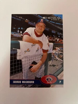 2003 Donruss - #77 Jarrod Washburn Angels - Image 1 of 2