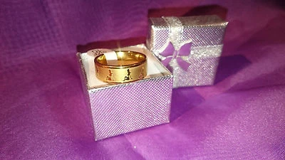 Herren Ring, goldf. Ca. 22mm mit Ringständer - Bild 1 von 4