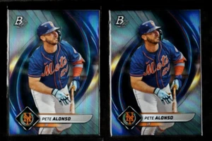 (2) PETE ALONSO 2022 Bowman Platinum #65 Lot New York Mets MINT - Picture 1 of 2