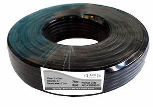 2 Core 2mm Non Shielded Cable 75m Roll - Picture 1 of 1