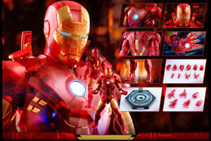 Hot Toys Mms568 Iron Man Mark 4 Iv Holographic Ver 1/6 Figure Ironman