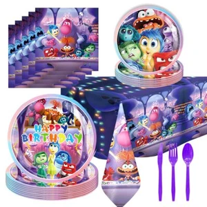 Inside Out Birthday Party SuppliesInside Out Party Tableware Decoration.Insid... - Picture 1 of 6